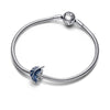 Pandora - Charm Piuma Curva Blu