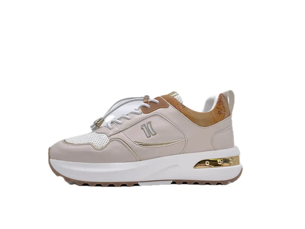 ALVIERO MARTINI GEO ROAD Sneakers donna bianche e avorio