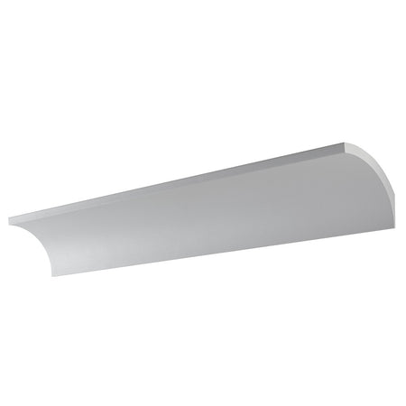 Applique a led barra curva bianco matto in alluminio da 4000K e 15W illuminazione 120 design moderno