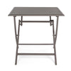 Tavolo pieghevole elin 70 x 70 in alluminio da esterno per giardino (ciok)