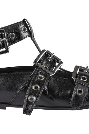 POEVE - Ballerine - 460457 - Nero da donna
