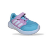 Sneakers bambina Adidas Tensaur Run celeste rosa sportive