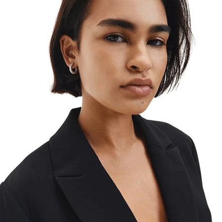 Orecchini a cerchio donna Calvin Klein Contemporary 35000032