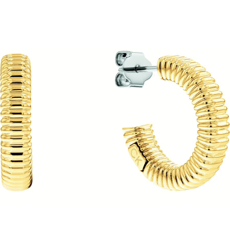 Orecchini a cerchio donna Calvin Klein Contemporary 35000032