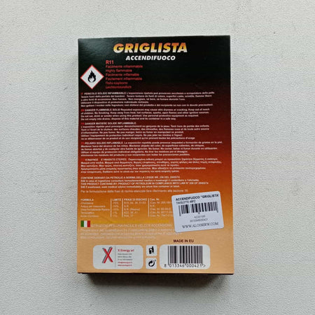Accendifuoco GRIGLISTA per caminetti barbecue stufe fuochi per legna carbone - 48 cubetti