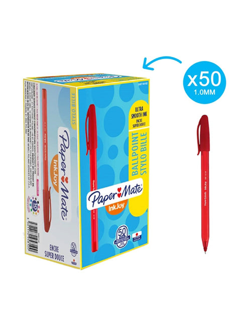 Confezione 50 penna Papermate Inkjoy rosse 1 mm