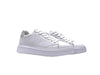 SUN68 GRACE LEATHER Sneaker donna in pelle bianca con dettaglio beige