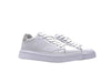SUN68 GRACE LEATHER Sneakers donna in pelle bianca con dettaglio beige