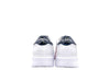 SUN68 GRACE LEATHER Sneaker donna in pelle bianca con dettaglio nero