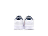 SUN68 GRACE LEATHER Sneakers donna in pelle bianca con dettaglio nero
