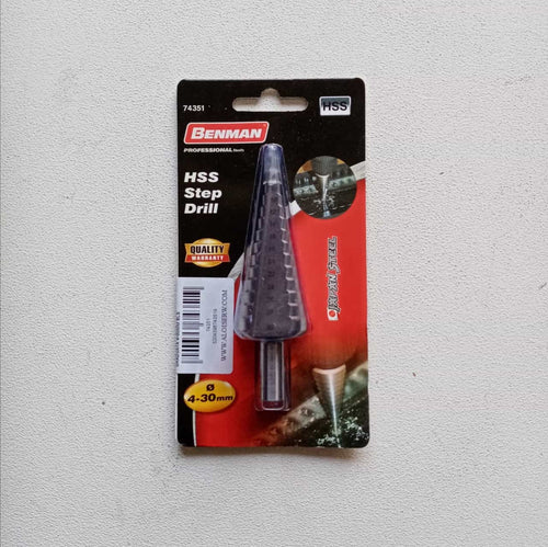 BenMan fresa in HSS M2 graduata da 4 a 30mm - uso professionale