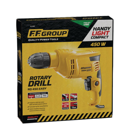 FF-Group RD 450 EASY trapano rotativo da 450W - uso non professionale
