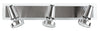 Applique cromata con cornice nickel elegante a tre luci 42 watt 2800 kelvin GU10