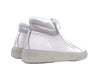 CRIME LONDON Sneakers DESTINY HI ZIP uomo in pelle bianca
