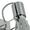 Applique moderna dal colore cromato 40 watt E14