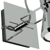 Applique moderna dal colore cromato 40 watt E14