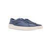 CLARKS CRAFT SWIFT Sneaker uomo in pelle blu