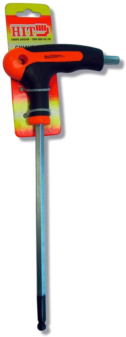 HIT - CHIAVE A T ESAGONALE CON BALL POINT 10 MM