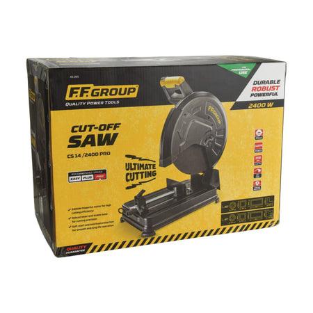 FF-Group CS 14/2400 PRO troncatrice da banco da 2400W disco da 355mm per taglio ferro - uso professionale