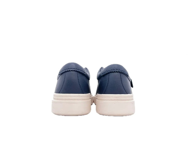 CLARKS CRAFT SWIFT Sneaker uomo in pelle blu