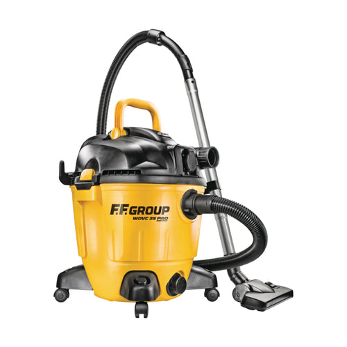 FF-Group WDVC 35 PRO aspirapolvere a secco e umido da 1200W con attacco per elettroutensili - uso professionale