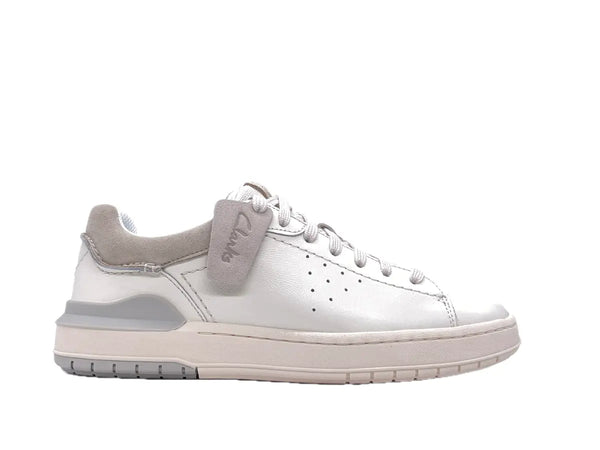 CLARKS COURTLITE 2 RUN Sneaker Uomo Off White