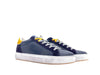 CRIME LONDON LOW TOP ESSENTIAL 2.0 sneaker uomo navy yellow