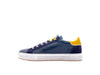 CRIME LONDON LOW TOP ESSENTIAL 2.0 sneaker uomo navy yellow