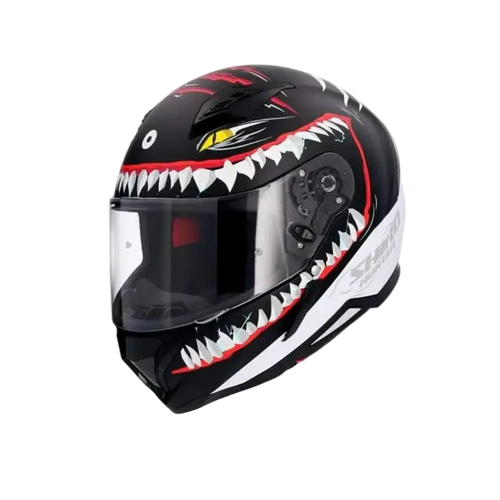 Shiro - Casco integrale Hunter Shark nero matt L