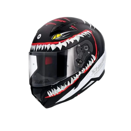 Shiro - Casco integrale Hunter Shark nero matt M