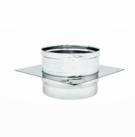 Supporto a solaio MF da 80mm in acciaio AISI 304