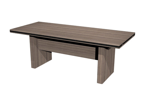 Scrivania da ufficio direzionale in legno cm. 180/210x90x75h