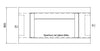 Scrivania da ufficio direzionale in legno cm. 180/210x90x75h
