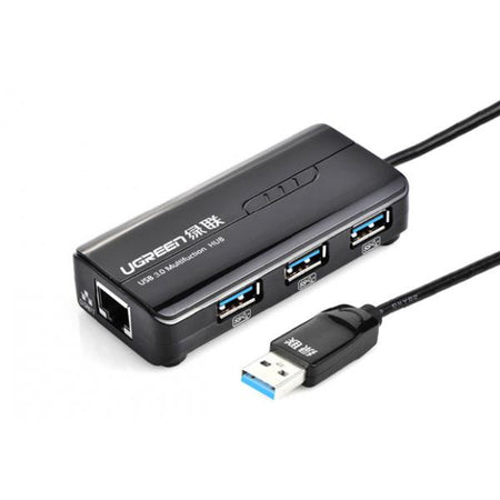 UGREEN HUB USB 3.0 - 4 porte USB3.0 e adattatore Gigabit Ethernet