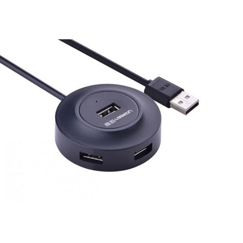 UGREEN HUB USB2.0 - 4 Porte USB2.0- 1m (Black)