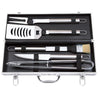Valigetta per barbecue accessori per BBQ in alluminio acciaio inox grigliata brace griglia