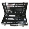Valigetta per barbecue accessori per BBQ in alluminio acciaio inox grigliata brace griglia