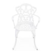 Poltrona Victoria in alluminio da esterno per giardino e veranda h 89 cm
