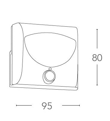 Applique lampada a led con sensore di prossimità