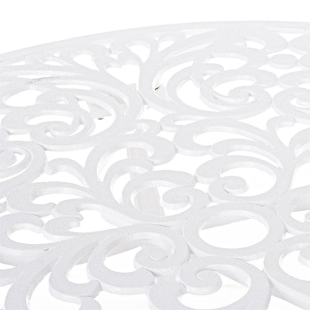 Tavolo tondo "Victoria" in alluminio da esterno per giardino e veranda Ø 80 cm