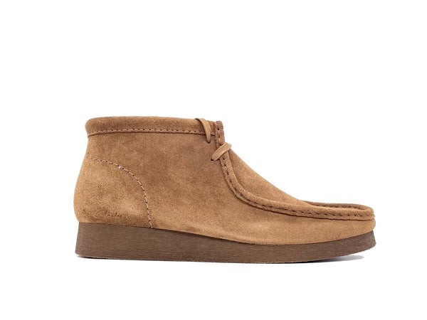 CLARKS Uomo Wallabee Boot2 Brown