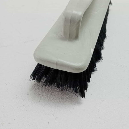 Spazzola per scarpe setola nera universale con impugnatura in pvc