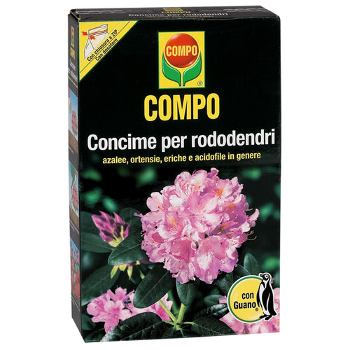 Concime per piante acidofile a lenta cessione con guano per azalee e rododendri 850 gr