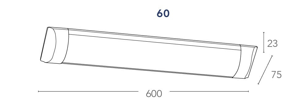 Applique Bianco Led 4000kelvin 18 watt