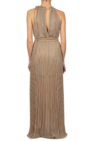 SOLOTRE Solotre - Abito - 450764 - Oro/Cipria da donna