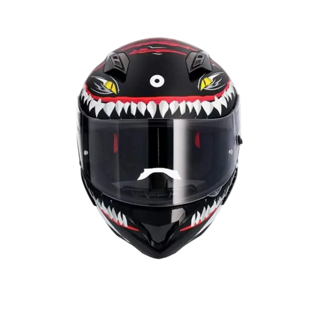 Shiro - Casco integrale Hunter Shark nero matt XL