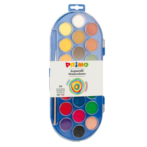 Pastiglie Acquerello In 22 Colori D 30Mm Primo