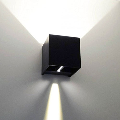 Applique Cubo Led Impermeabile Da Esterno Da Parete In Alluminio Da 10w 1200 Lmn