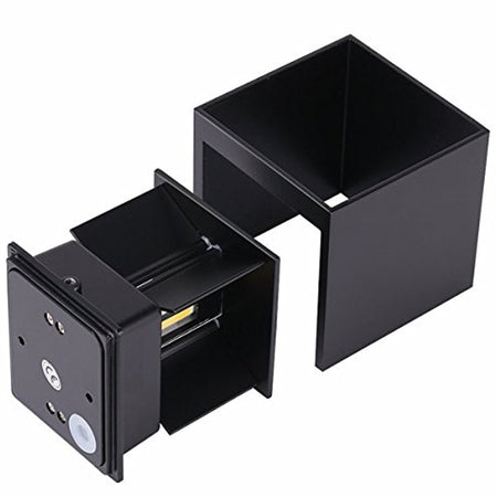 Applique Cubo Led Impermeabile Da Esterno Da Parete In Alluminio Da 10w 1200 Lmn