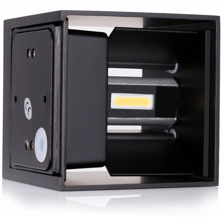 Applique Cubo Led Impermeabile Da Esterno Da Parete In Alluminio Da 10w 1200 Lmn